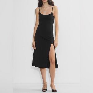 Aritzia Wilfred Black Dreamweaver Dress